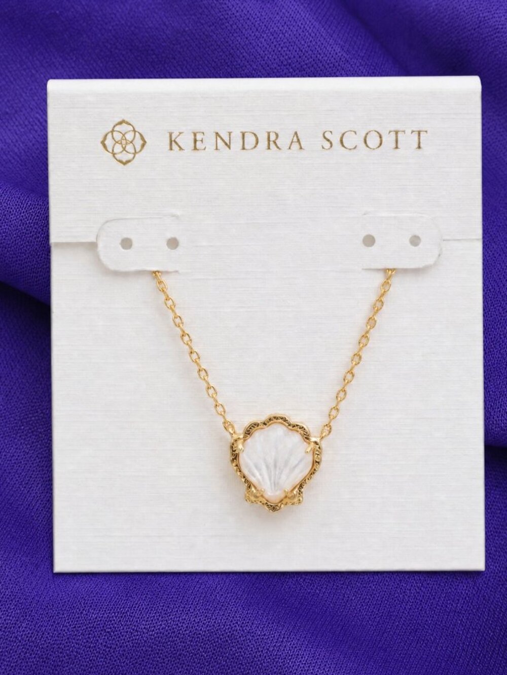 Kendra Scott Brynne Shell Necklace Ivory Mother--Pearl